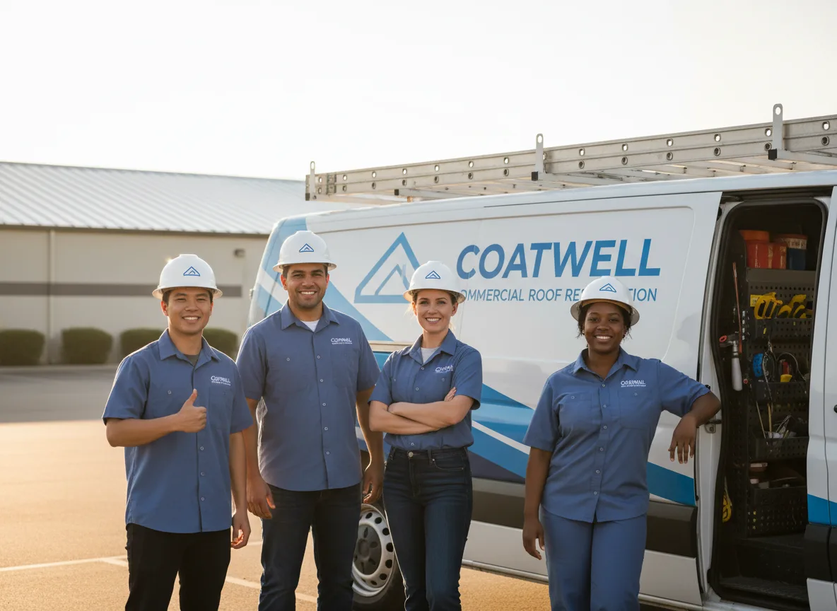Commercial roof coating company in Glen Haven, WI